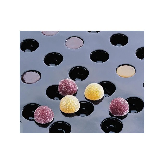 Moule Silicone 48 Demi-sphères 4,8 Cm X H 2 Cm Flexipan 1 Moule Silicone 48 Demi-sphères 4,8 Cm X H 2 Cm Flexipan