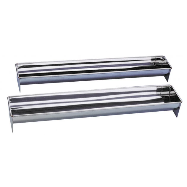 MALLARD FERRIERE Gouttière à Bûche Inox 50 X 7 Cm – Image 2