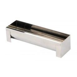 Gouttière à Bûche Inox Démontable 30 X 9 X H 9 Cm Gobel