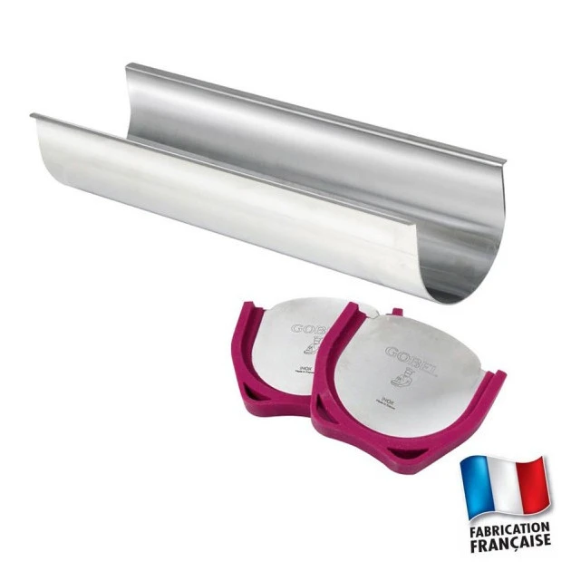 Gouttière à Bûche Inox Démontable étanche 30 Cm Gobel 2 Gouttière à Bûche Inox Démontable étanche 30 Cm Gobel – Image 2