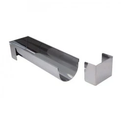 Gouttière à Bûche Ronde Démontable Inox 30.5 X 8.5 X 7.2 Cm De Buyer