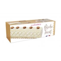 Kit Moule à Bûche De Noël Tricot 33 Cm Scrapcooking