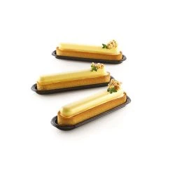 Kit Moule Silicone 6 Tartelettes Oblong 14,6 Cm Silikomart Professional -Emile Henry Shop kit moule silicone 6 tartelettes oblong 146mm silikomart professional 2
