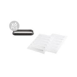 Kit Moule Silicone 6 Tartelettes Oblong 14,6 Cm Silikomart Professional -Emile Henry Shop kit moule silicone 6 tartelettes oblong 146mm silikomart professional 6