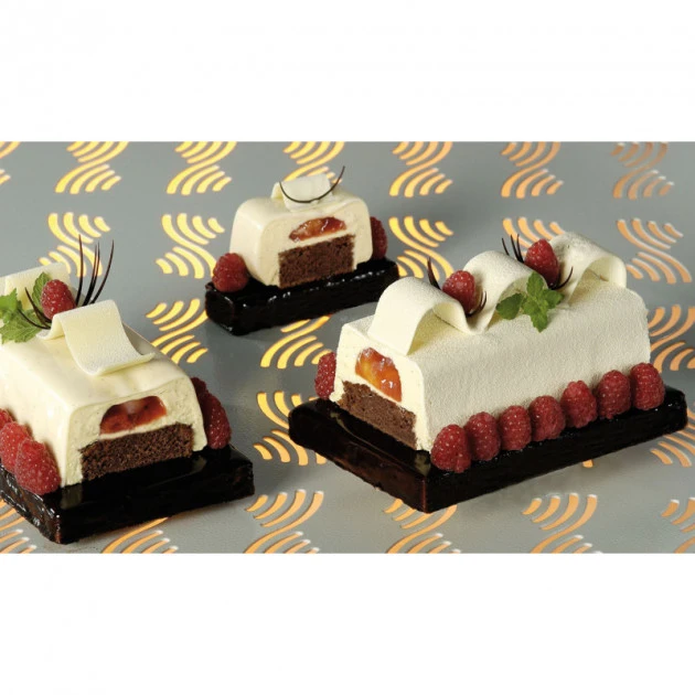 MATFER Moule 2 Bûches Trapèze Thermoformé (x10)