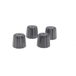 Moule à Cannelés Anti Adhésif Ø 5,5 Cm X H 5,5 Cm (x4) De Buyer