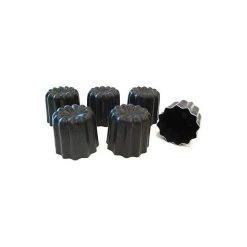 MATFER 6 Moules à Cannelés Bordelais Anti-adhésifs Aluminium 5,5 Mm