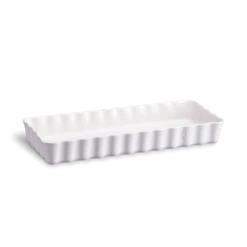 Moule à Tarte Rectangulaire En Céramique 15 X 36 Cm Farine Emile Henry
