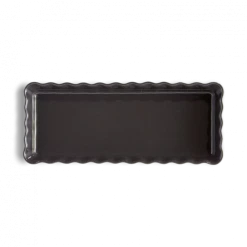 Alternative view of Moule à Tarte Rectangulaire En Céramique 15 X 36 Cm Fusain Emile Henry