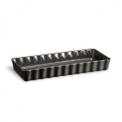 Moule à Tarte Rectangulaire En Céramique 15 X 36 Cm Fusain Emile Henry