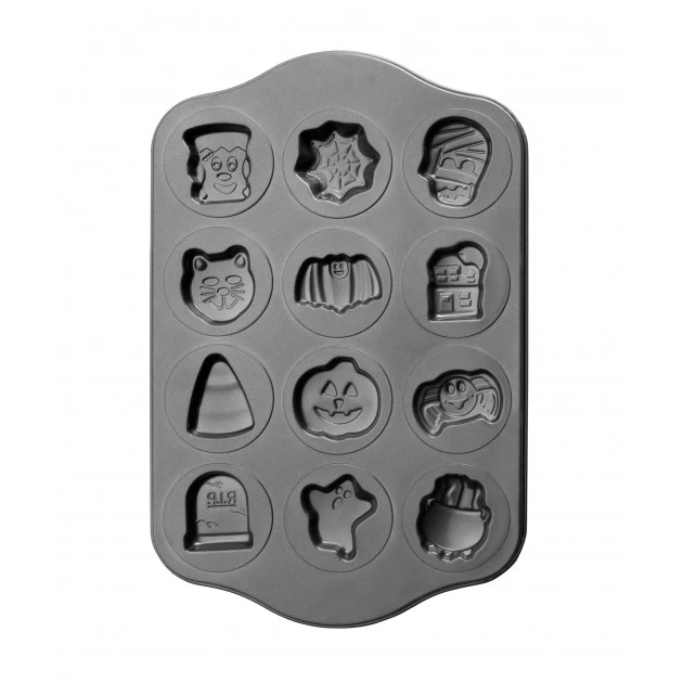 Moule Anti-adhérent Biscuits Halloween 44 X 28 Cm (x12) Ibili 1 Moule Anti-adhérent Biscuits Halloween 44 X 28 Cm (x12) Ibili