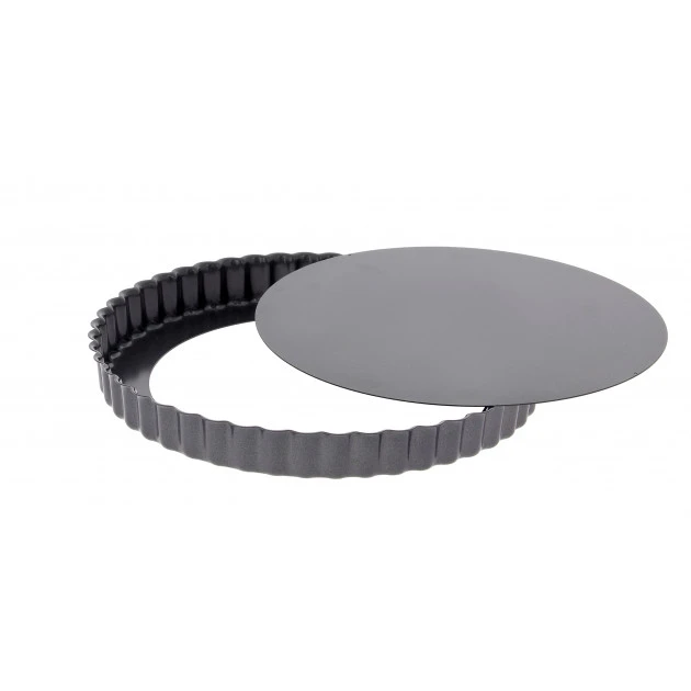 Moule Anti Adhésif Tarte Cannelée Fond Amovible Ø 23 Cm X H 2,8 Cm De Buyer 1 Moule Anti Adhésif Tarte Cannelée Fond Amovible Ø 23 Cm X H 2,8 Cm De Buyer