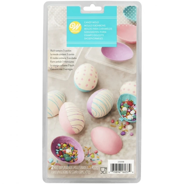 Moule Chocolat Œufs 3D Wilton 1 Moule Chocolat Œufs 3D Wilton