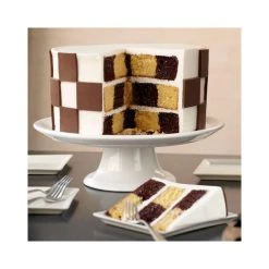Alternative view of Moule Gâteau Damier Ø 22,5 Cm Wilton