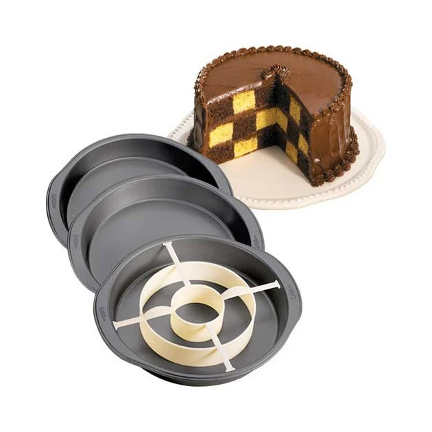 Moule Gâteau Damier Ø 22,5 Cm Wilton 1 Moule Gâteau Damier Ø 22,5 Cm Wilton