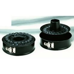 Moule à Savarin Anti Adhésif Fond Amovible Ø 26 Cm X H 6,5 Cm Ibili