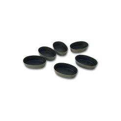 MATFER Moule Ovale Royal (Baba) 7 X 4,5 Cm Anti-adhésif (x25)