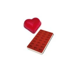 Moule PĂąte De Fruit Coeur 24 Empreintes 8ml SilikoMart Professional