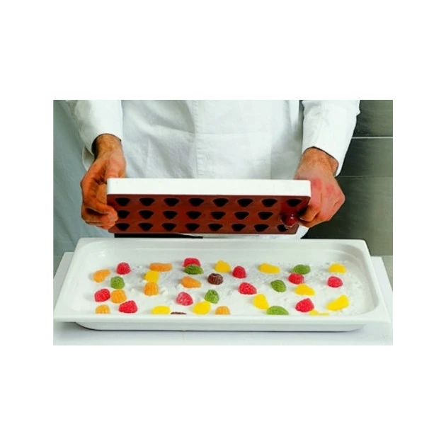 Moule Pâte De Fruit Orange 24 Empreintes 7ml SilikoMart Professional 4 Moule Pâte De Fruit Orange 24 Empreintes 7ml SilikoMart Professional – Image 4