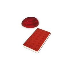 Moule PĂąte De Fruit PĂȘche 24 Empreintes 9ml SilikoMart Professional