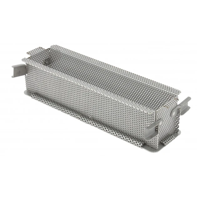 Moule Pâté En Croûte Inox Perforé Pliable 24 X 5 Cm X H 6 Cm De Buyer