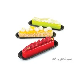 Moule Silicone 10 Eclairs 13x2,5 Cm SilikoMart Professional -Emile Henry Shop moule silicone 10 eclairs 13x25 cm silikomart professional 5