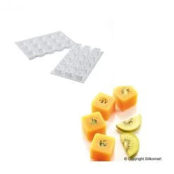 Moule Silicone 15 Sushis Makis 3,5 X 3,5 Cm 26ml SilikoMart Professional