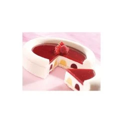 MATFER Moule Silicone 3 Anneaux 22 / 16 / 10 Cm H 1,5 Cm Flexipan