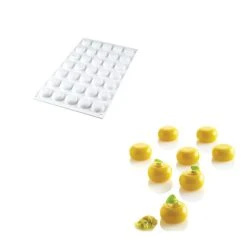 Moule Silicone 35 Rond Bombé 5ml SilikoMart Professional