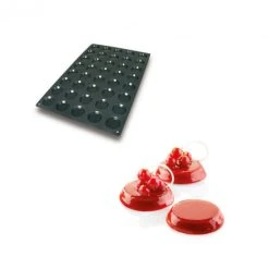 Moule Silicone 40 Florentins Ø6 X 1,1 Cm 25ml SilikoMart Professional