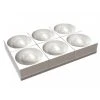 Moule Silicone 6 Demi-Sphères 16 X H 8 Cm Silikomart Professional