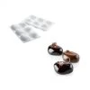 Moule Silicone 6 Galets 8,7 X 6,3 Cm 110ml SilikoMart Professional