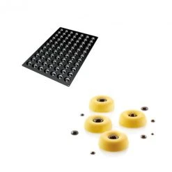Moule Silicone 77 Mini Savarins Ø4,1 X H1,2 Cm 12ml SilikoMart Professional