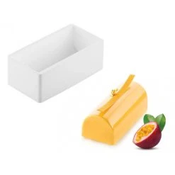 Moule Silicone Bûche 18 X 8 Cm X H 6,5 Cm Silikomart Professional