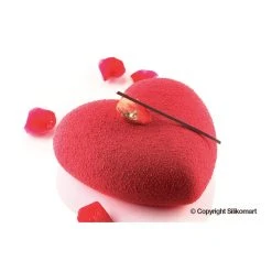 Alternative view of Moule Silicone Coeur Bombé 142 Mm Silikomart