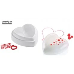 Moule Silicone Coeur Bombé 170 Mm Silikomart Professional