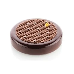 Moule Silicone Décor Alvéoles Ø 14 à 18 Cm X H 0,35 Cm (x2) Silikomart Professional -Emile Henry Shop moule silicone decor alveoles o 14 a 18 cm x h 035 cm x2 silikomart professional 2
