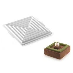 Moule Silicone Insert 12 Carrés 26 Cm Silikomart Professional