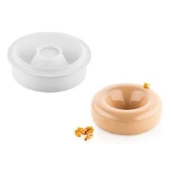 Moule Silicone Savarin Oblio Ø 18 Cm X H 6 Cm Silikomart Professional