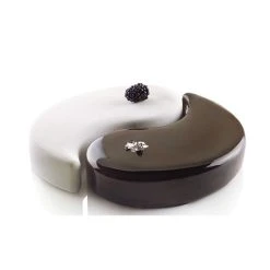 Moule Silicone Yin Yang 24,5 X 19,5 Cm Silikomart Professional
