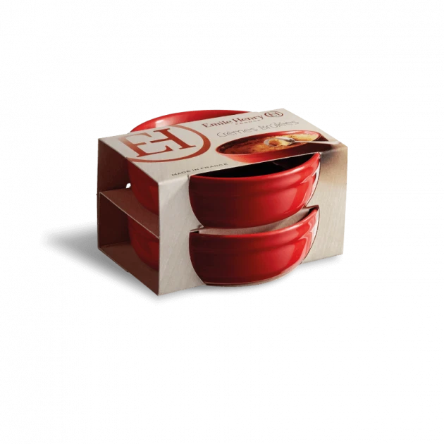 Set De 2 Ramequins à Crème Brûlée En Céramique Ø 12 Cm Grand Cru Emile Henry 2 Set De 2 Ramequins à Crème Brûlée En Céramique Ø 12 Cm Grand Cru Emile Henry – Image 2