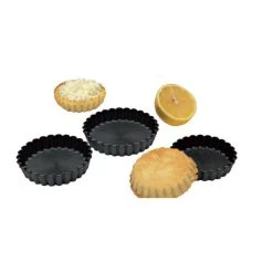 MATFER Tartelette Cannelée 10 Cm X H 2 Cm Exoglass® (x12)