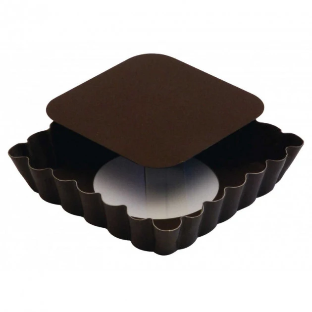 Gobel Tartelette Carrée Cannelée Fond Mobile 1 Gobel Tartelette Carrée Cannelée Fond Mobile