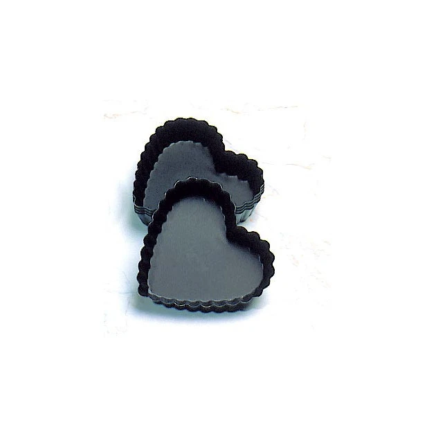 MATFER Tartelette Coeur Moule Anti-adhésif X12