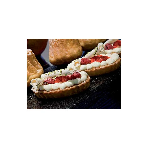 MATFER Tartelette Ovale (Oblongue) Cannelée Exoglass® - Moule Anti-adhésif – Image 3