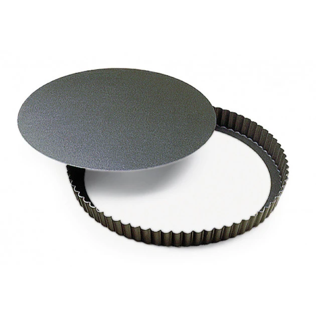 Tourtière Cannelée Fond Mobile 30 Cm Gobel